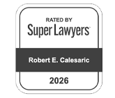 Rated by Super Lawyers Robert E. Calesaric 2026